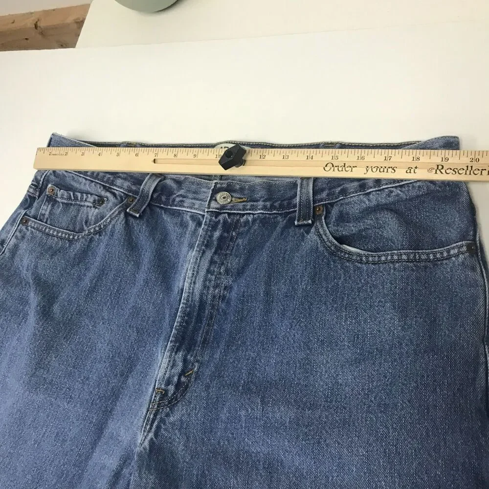 Levis 505 Regular Fit Jean Mens 40 * 30 Medium Blue 100% Cotton Pockets Denim